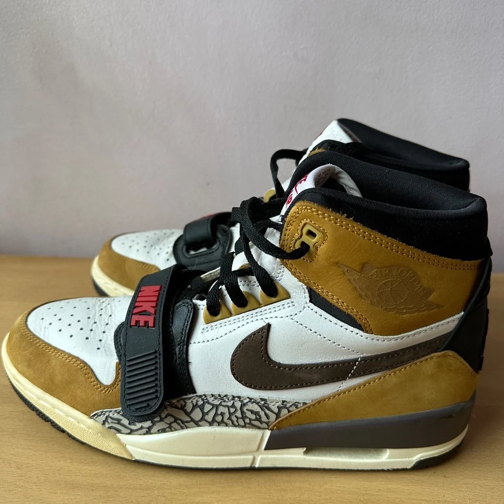 RARE Nike Air Jordan 1 Legacy 312 ROY Mens Shoes AV3922-102 Size 10.5 Rookie Tan